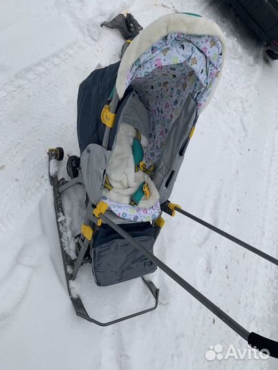 Санки коляска Nika Kids