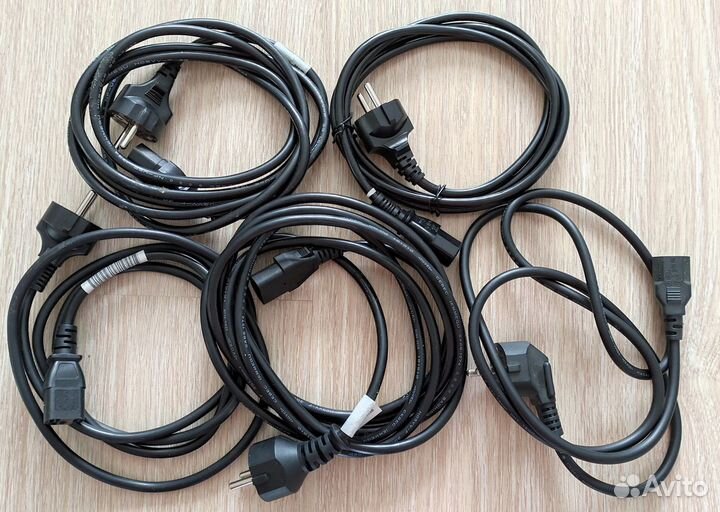 Кабель питания 3 pin для компьютера и быт. техники