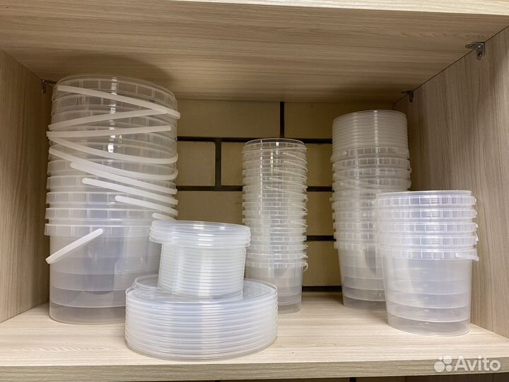 Пластиковые ведерки