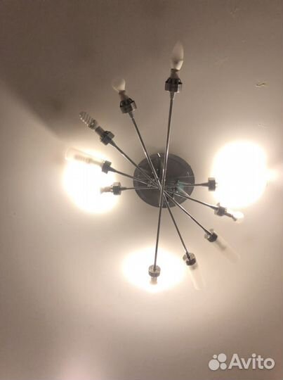 Люстра все плафоны целые