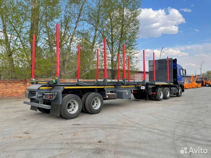 Полуприцеп лесовоз (сортиментовоз) СпецАвто-Восток (САВ) Cab 9318, 2023