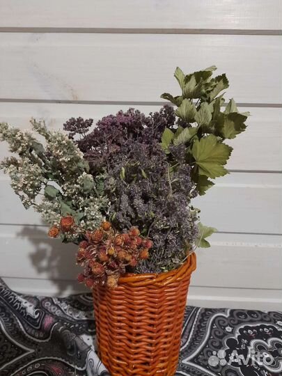 Подарочный набор трав для чая букет из сухоцветов