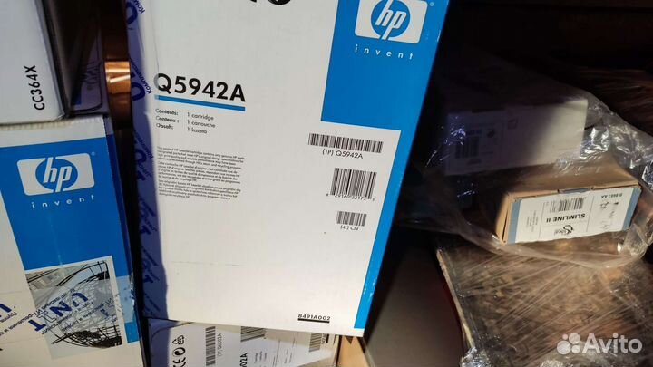 Картриджи для принтера cc364x, q5942a