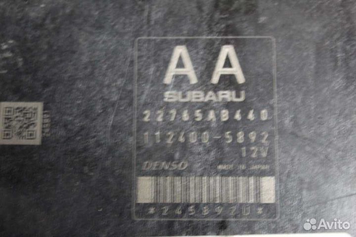 Блок EFI subaru FB20A forester SHJ 22765AB440