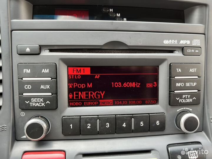 Штатный магнитофон Kia Rio 2