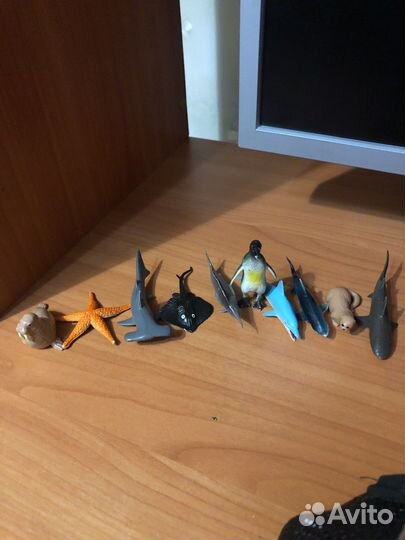 Фигурки подводных зверей