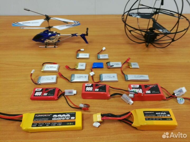 Аккумуляторы Li-Po для квадрокоптеров, вертолётов