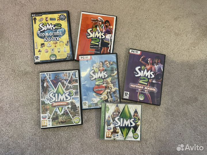Диски Sims 2, Sims 3