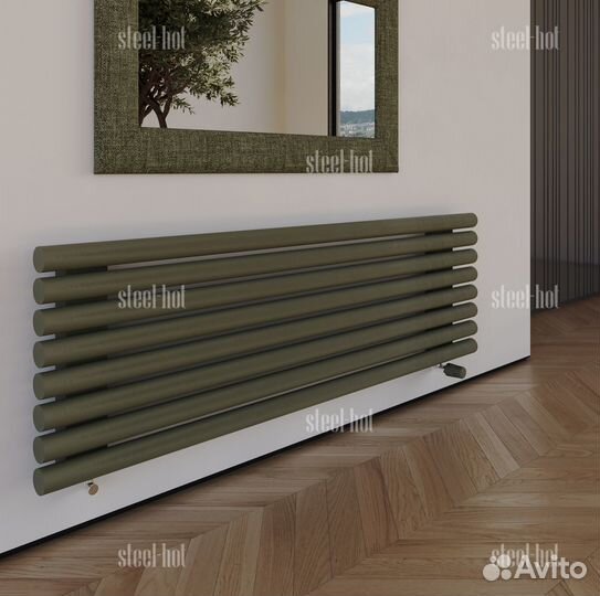 Горизонтальный трубчатый радиатор Steel-Hot от про