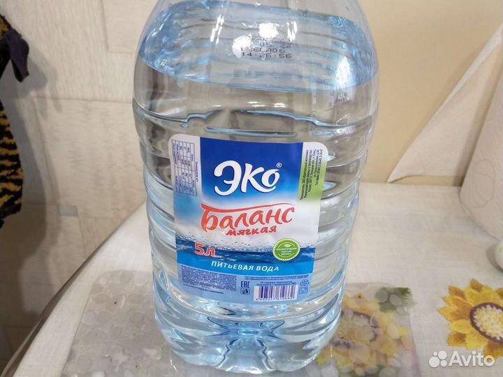 Бутылка для воды 5 литров