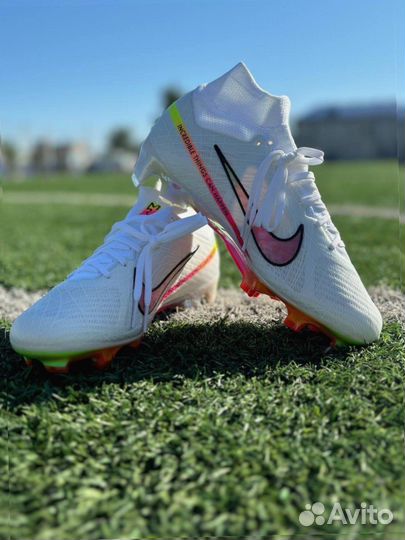 Бутсы Nike Mercurial white