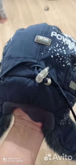 Шапка для мальчика новая 52-54