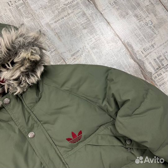 Мужская парка Адидас, зимняя куртка Adidas Origina