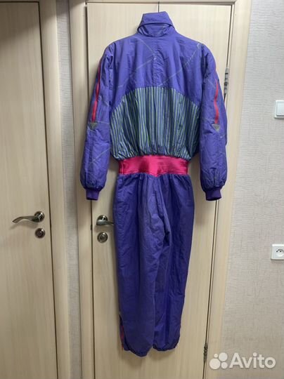 Ретро винтажный лыжный комбинезон 44-46