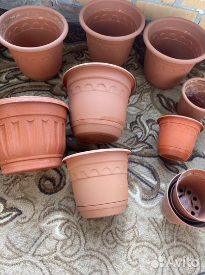 Цветочные горшки бу