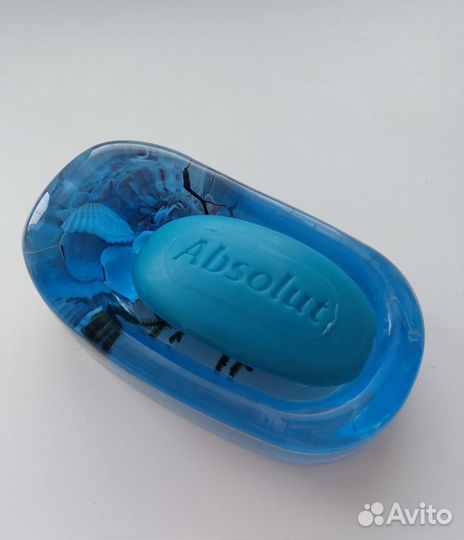 Мыльница с ракушками внутри