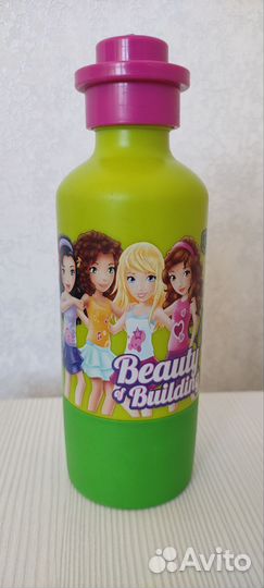 Бутылочка Lego friends с стаканом
