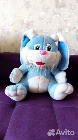 Большая мягкая игрушка Заяц 40см