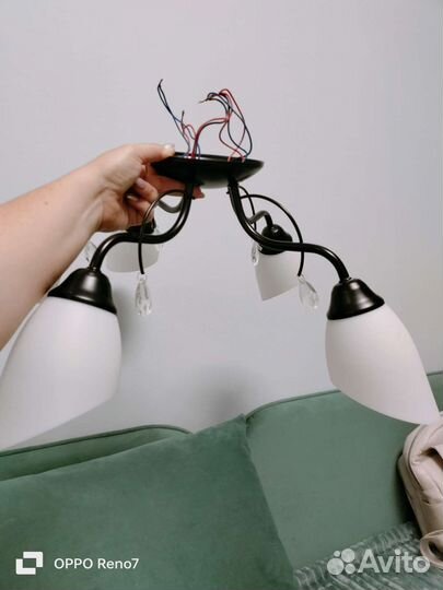 Люстра потолочная 5 рожковая