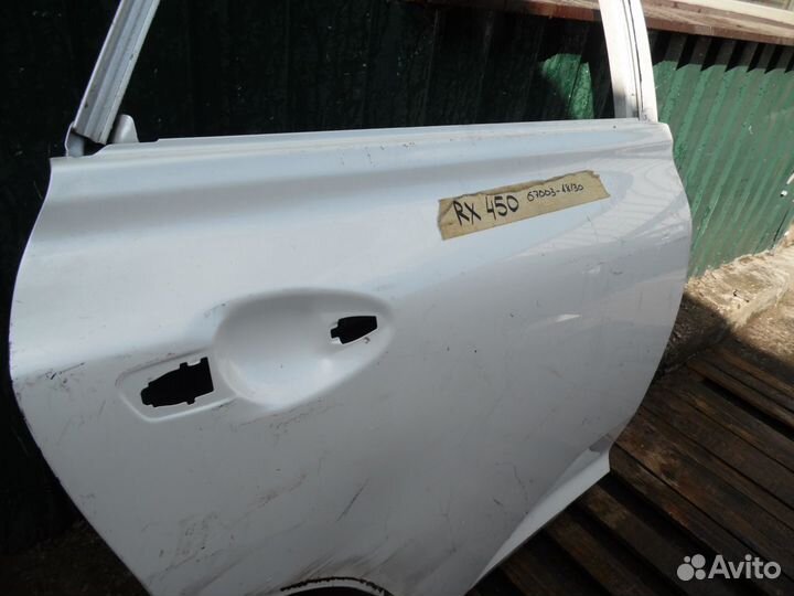 Дверь задняя правая Лексус рх 3 белая