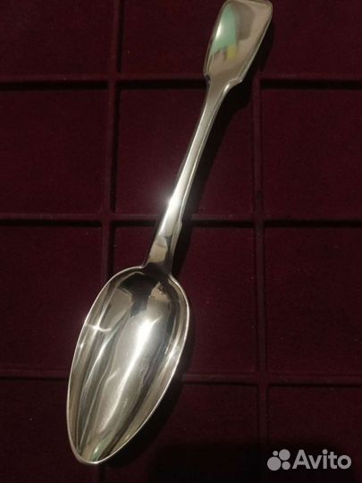 Царская столовая ложка серебро