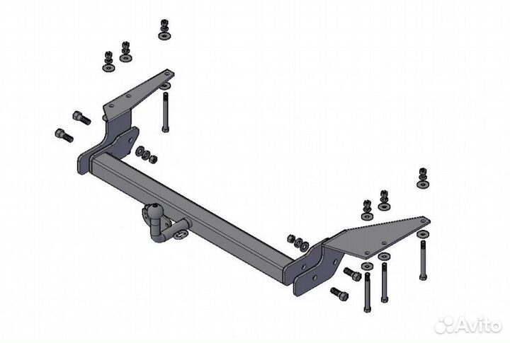 Фаркоп Санг Енг (Ssang Yong) Kyron 2005-2016