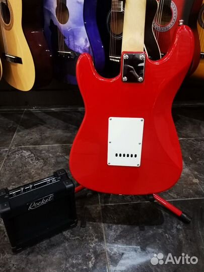 Электрогитара + комбик + чехол, шнур (комплект)