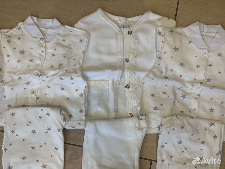 Боди для девочки пакетом 68
