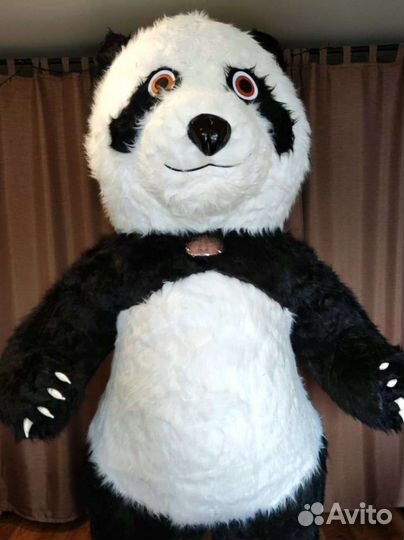 Панда надувной костюм 2.6 метра Новый