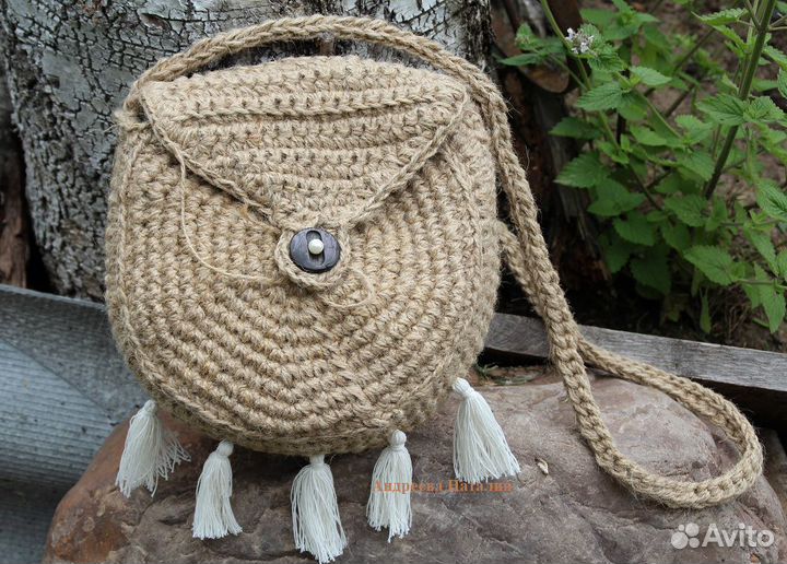 Сумка из джута