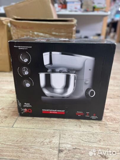 Планетарный миксер BQ MX340 белый