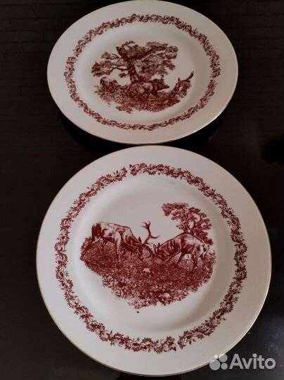 Блюдо большое из сервиза Охота. Германия