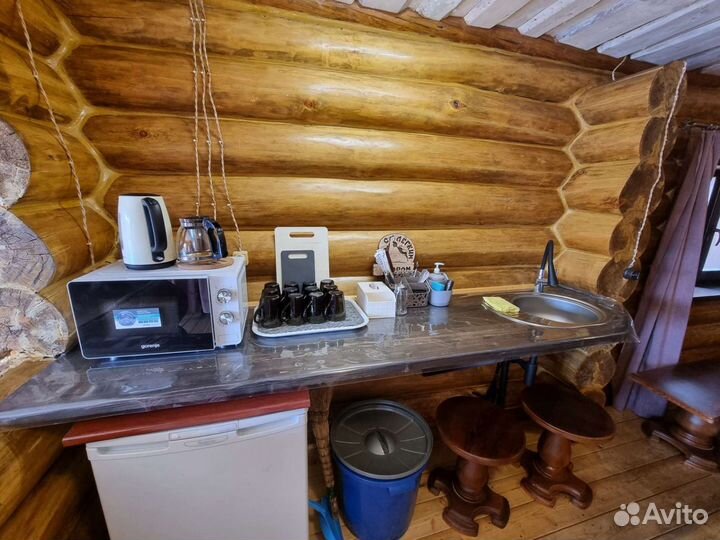 Баня на дровах с бассейном