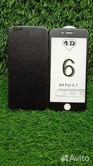 Декоративное защитное стекло iPhone 6 / 6s / 7 / 8