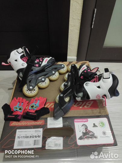 Роликовые коньки детские раздвижные