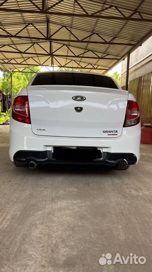 Задний Бампер на гранту спорт