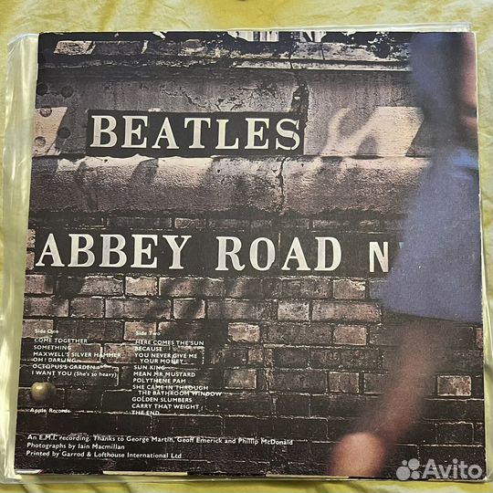 Пластинка The Beatles - Abbey Road LP (1993 РФ)