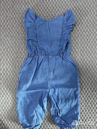 Джинсовый комбинезон для девочки 80