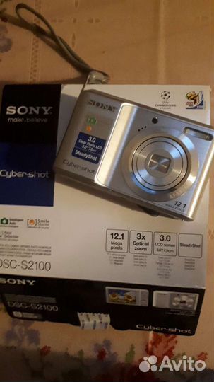 Компактный фотоаппарат Sony cyber-shot