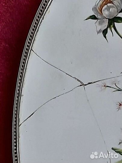 Поднос из фарфора