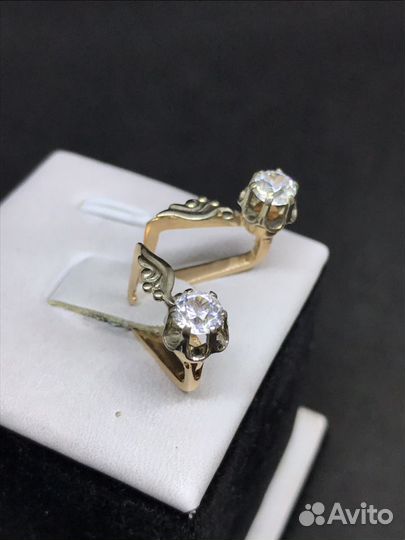 Золотые серьги СССР