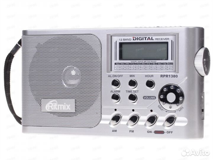 Цифр. Радиоприемник с электронными часами RPR1380