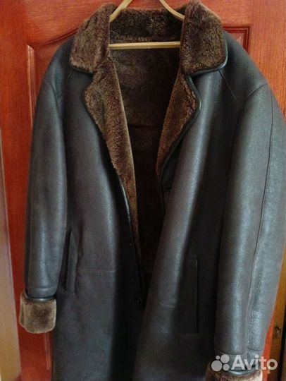 Кожаная дубленка мужская