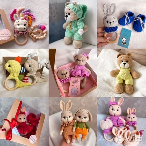 Вязаные игрушки /наборы