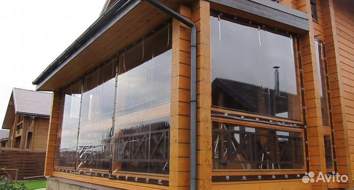 Мягкие окна для беседки