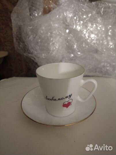Кофейные чашки лфз костяной фарфор