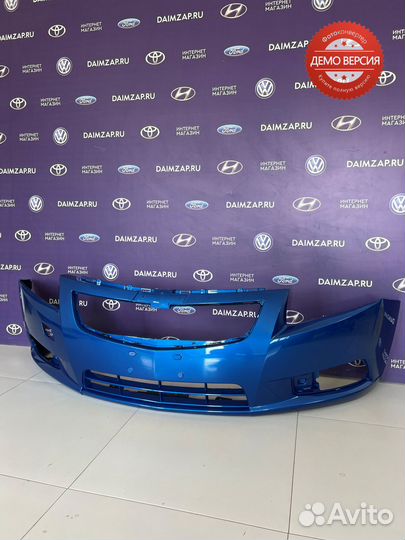 Бампер передний Chevrolet Cruze (2009) / синий