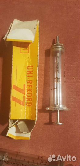 Шприцы стекло из гдр и СССР