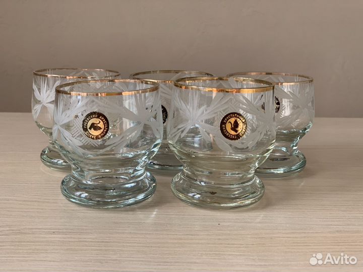 Фужеры хрусталь алмазная грань
