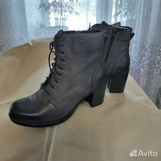 Ботиночки новые, натуральная кожа, 37 размер